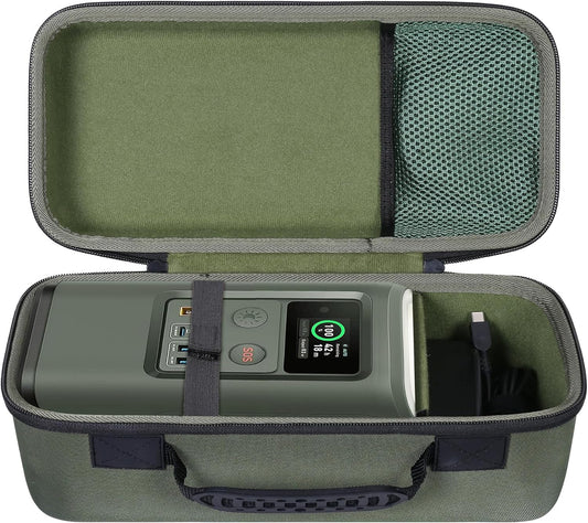 co2CREA Hard Case Compatible with Anker PowerCore Reserve 192Wh Power Bank 60,000mAh LiFePO4 Portable Charger 60W Portable Power, Green Case - PuriLite