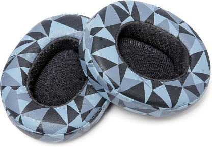 WC Replacement Earpad Cushions for Skullcandy Hesh 3 & Crusher Over-Ear Headphones Made by Wicked Cushions | Improved Durability and Thickness for Improved Comfort and Noise Isolation | 90's Black