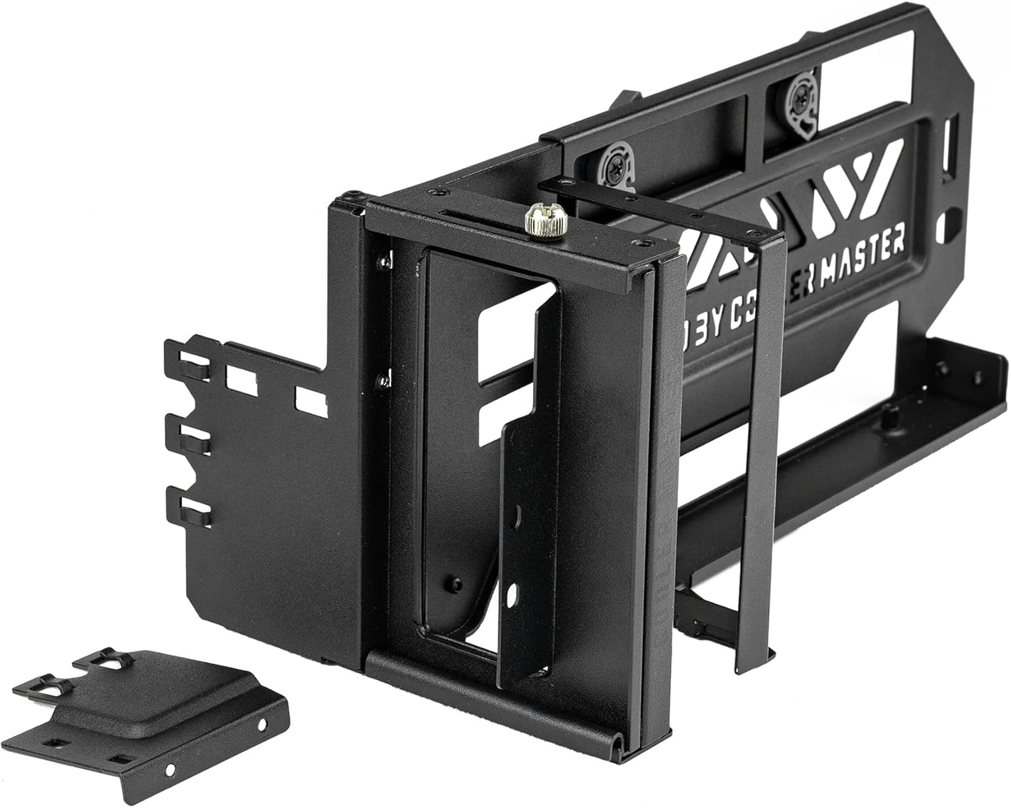 Cooler Master MasterAccessory Vertical GPU Card Holder Kit V3 – PCIe 4.0 x16 Premium Riser Cable, Adjustable Vertical GPU Mount for ATX & mATX PC Cases