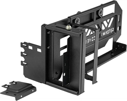 Cooler Master MasterAccessory Vertical GPU Card Holder Kit V3 – PCIe 4.0 x16 Premium Riser Cable, Adjustable Vertical GPU Mount for ATX & mATX PC Cases