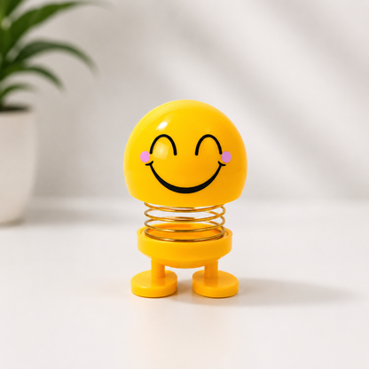 Emoji Spring Head Shaking Bobblehead | Dashboard & Desk Decor | Multiple Styles