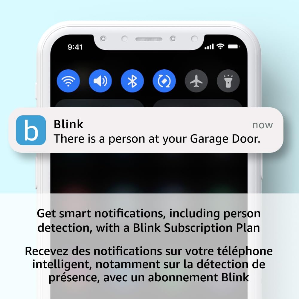 Blink Mini 2 (newest model), Plug-in smart security camera, HD night view in color, built-in spotlight, two-way audio, motion detection, Works with Alexa (White)