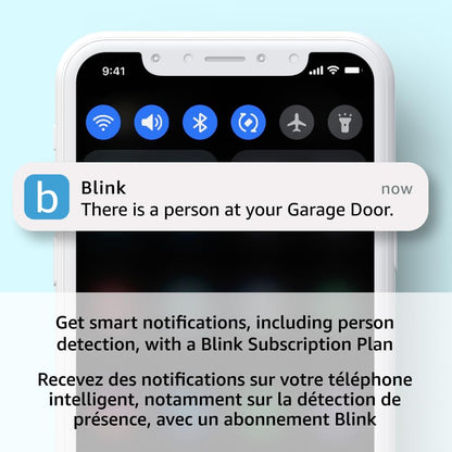 Blink Mini 2 (newest model), Plug-in smart security camera, HD night view in color, built-in spotlight, two-way audio, motion detection, Works with Alexa (White)
