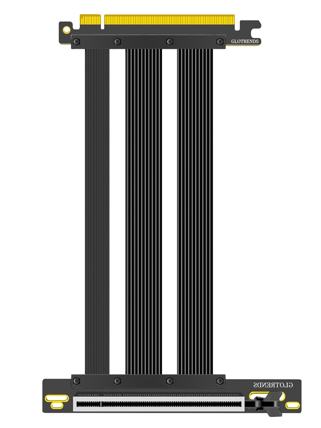 PCIe 5.0 x16 Riser Cable 200mm – 90° Right Angle GPU Extension for RTX 5090 / RTX 4090 / RX 9070 – Vertical GPU Mount Compatible