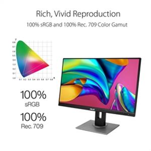 ASUS Monitor PA278QV 27" IPS 16:9 2560x1440 1000:1 5ms HDMI/DVID/USB Speaker - PuriLite