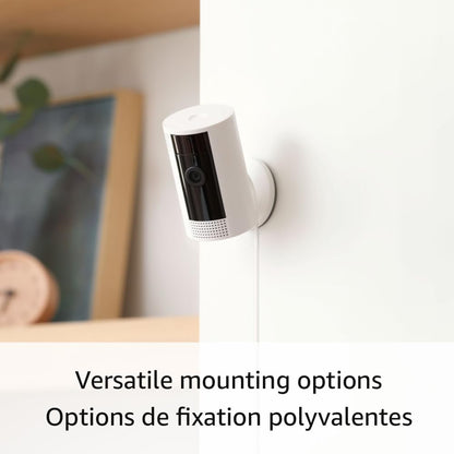 Ring Indoor Cam (2nd Gen) | 1080p HD Video & Colour Night Vision, Two-Way Talk, and Manual Audio & Video Privacy Cover (2023 release) | White