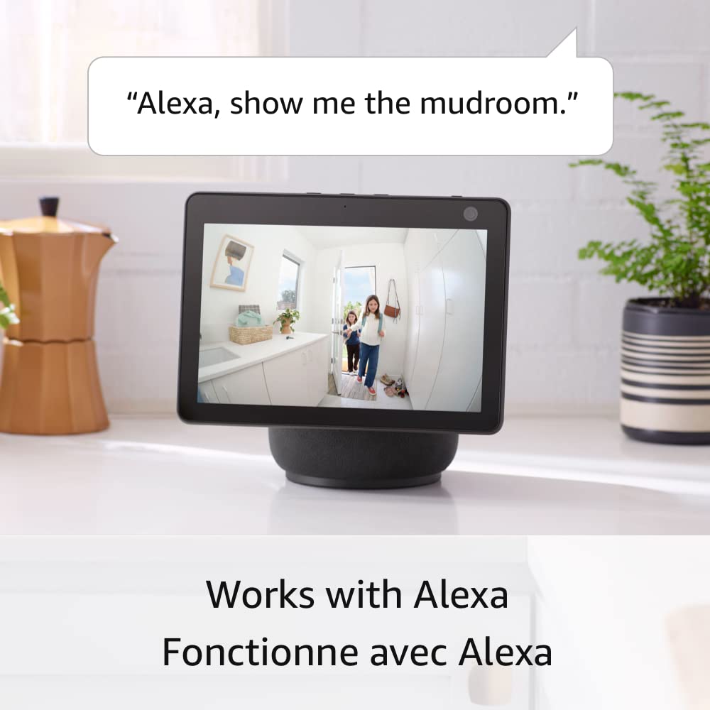 Ring Indoor Cam (2nd Gen) | 1080p HD Video & Colour Night Vision, Two-Way Talk, and Manual Audio & Video Privacy Cover (2023 release) | White