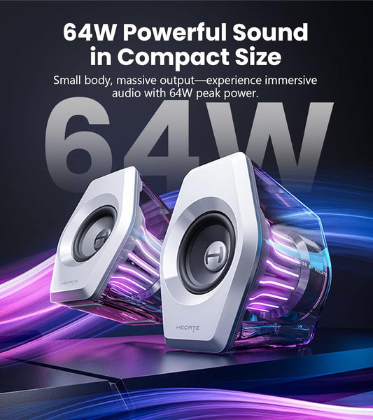 Edifier G2000PRO Gaming Speakers – 2.0 Desktop PC Speakers with 7.1 Surround Sound – Bluetooth USB AUX RGB Multimedia Speaker