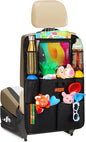 SURDOCA Backseat Car Organizer,4th Gen Back Seat Protector with 11 Inch Tablet Holder, 8 Pockets,Car Storage Accessories Back Seat Organizer for Kids