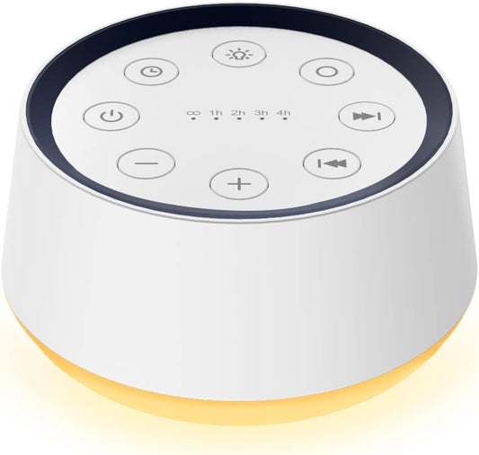 BrownNoise Sound Machine with 30 Soothing Sounds 12 Colors Night Light White Noise Machine for Adults Baby Kids Sleep Machines with Memory Function 36 Volume Levels 5 Timers for Home Office Travel