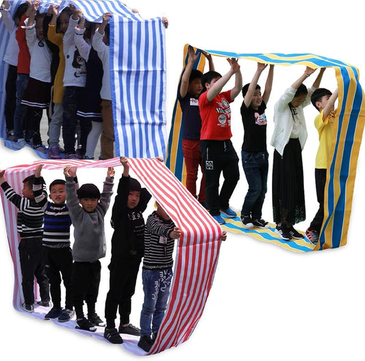 Teamwork Games Group Activity Mat - 3pcs Circular Mat for Teenagers Adults Relay Race, Kids Elementary School Field Day Team Building Game, Church Rally, Gym Class Exercise, Family Reunion Fun