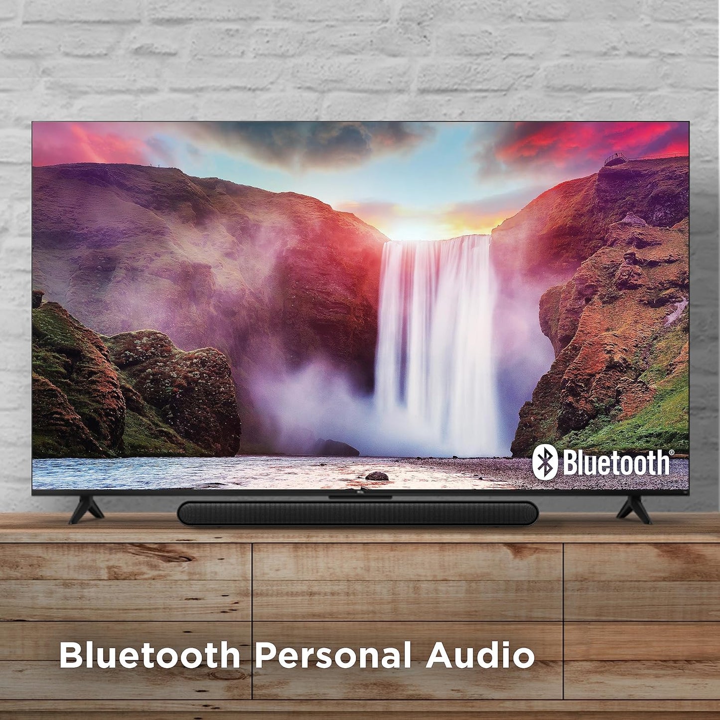 TCL 55-Inch Class S4 4K LED Smart TV with Fire TV (55S450F-CA), Dolby Vision HDR, Dolby Atmos, Alexa Built-in, Apple Airplay Compatibility, Streaming UHD Television, Black - PuriLite
