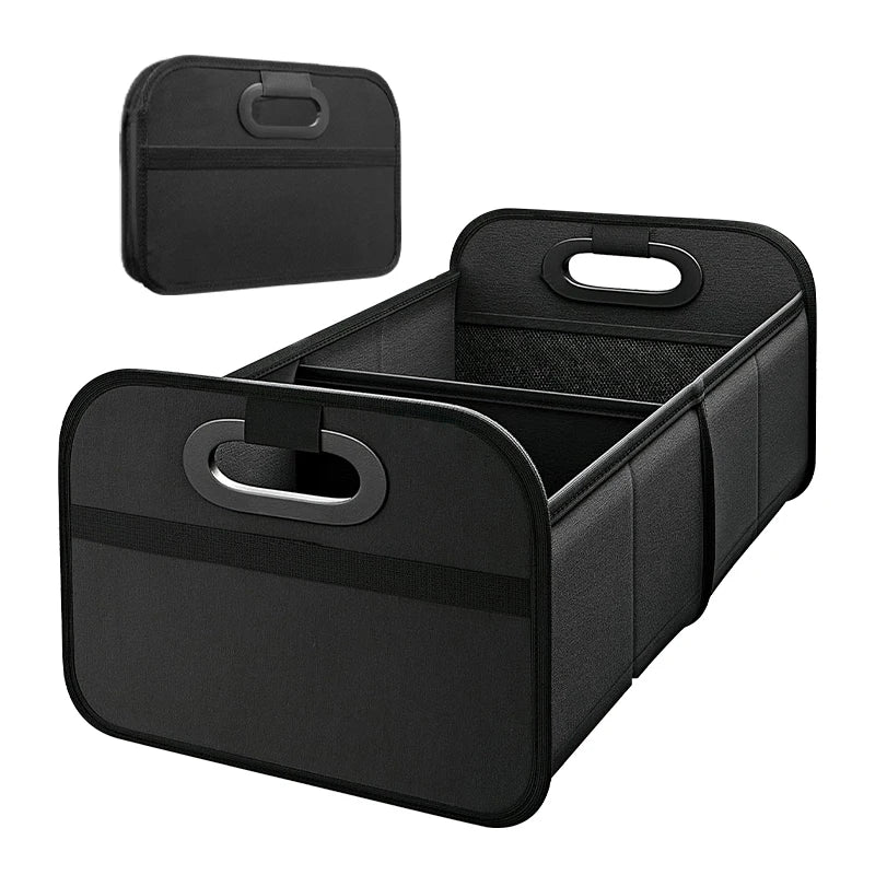 Purilite Select Foldable Car Trunk Organizer Storage Box for SUV, Portable Camping Storage Bin, Multi-Purpose Space Saving Cargo Organizer