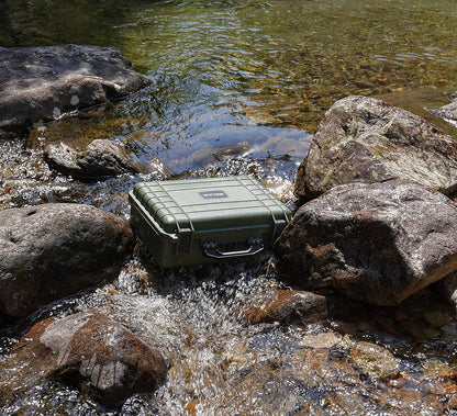 MEIJIA All Weather Portable Waterproof Hard Case,Camera Case with Customizable Fit Foam, Perfectly Protection of Camera, Drones,Pistols,Lens,Equipments,18.5 x14.06x6.93inches