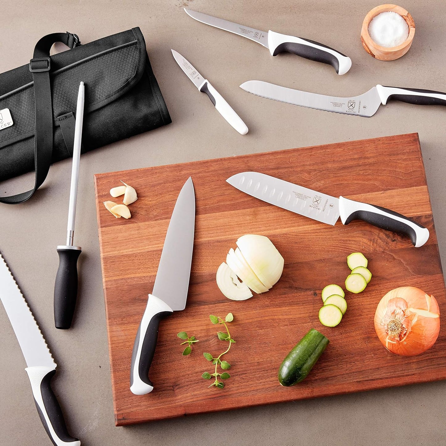 Mercer Culinary M23860 Millennia Black Handle, 8.5-Inch Narrow, Fillet Knife