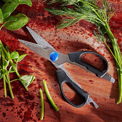 HENCKELS Premium Heavy Duty Ultra Sharp Stainless Steel Multi Purpose Kitchen Shears - 3 PC Set, Value Pack, Non Slip, Scissors, Ergonomic Handles
