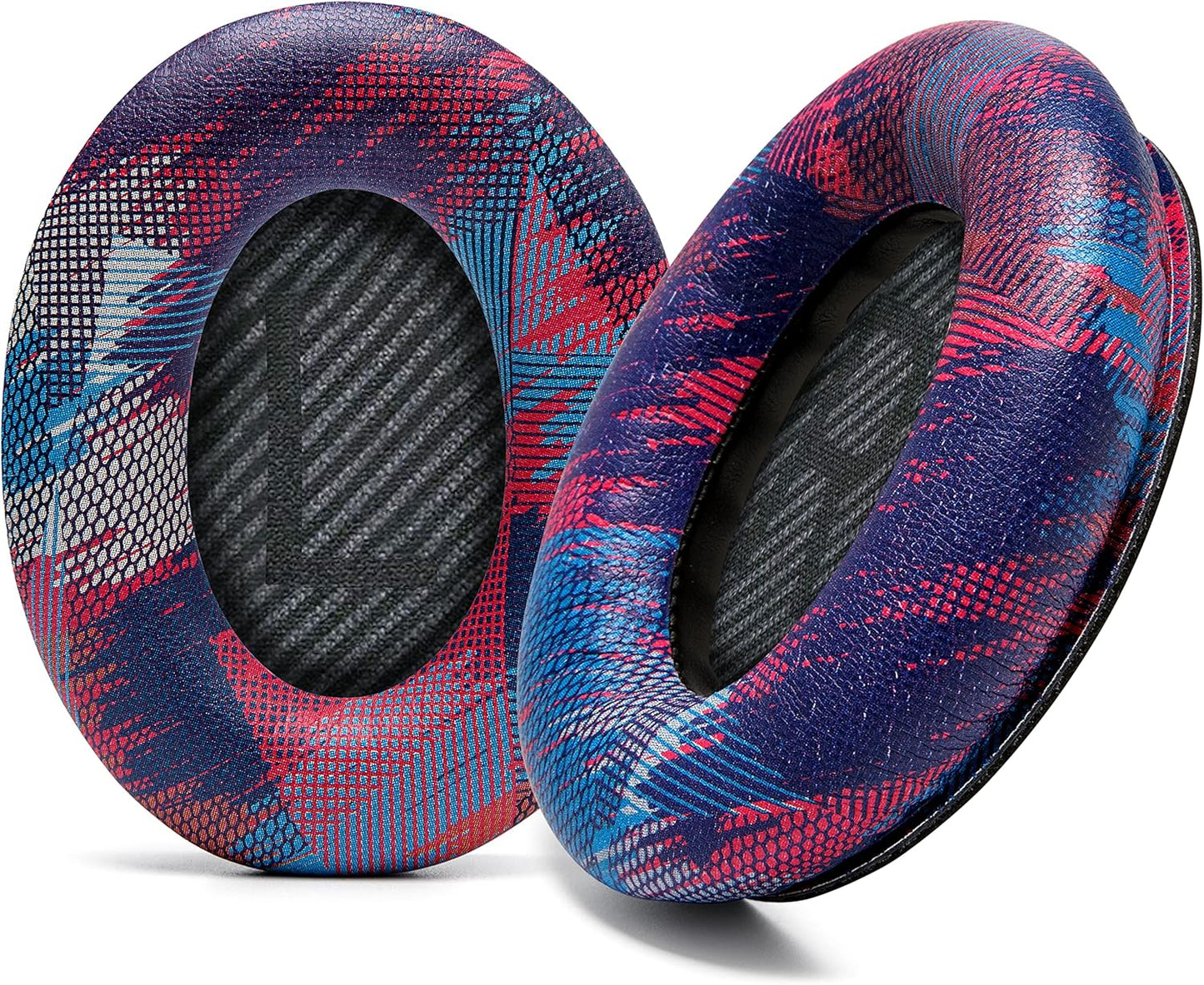 WC Wicked Cushions Upgraded Replacement Ear Pads for Bose QC35 & QC35ii (QuietComfort 35) Headphones & More - Softer Leather, Luxurious Memory Foam, Added Thickness, Extra Durability | Midnight Blue