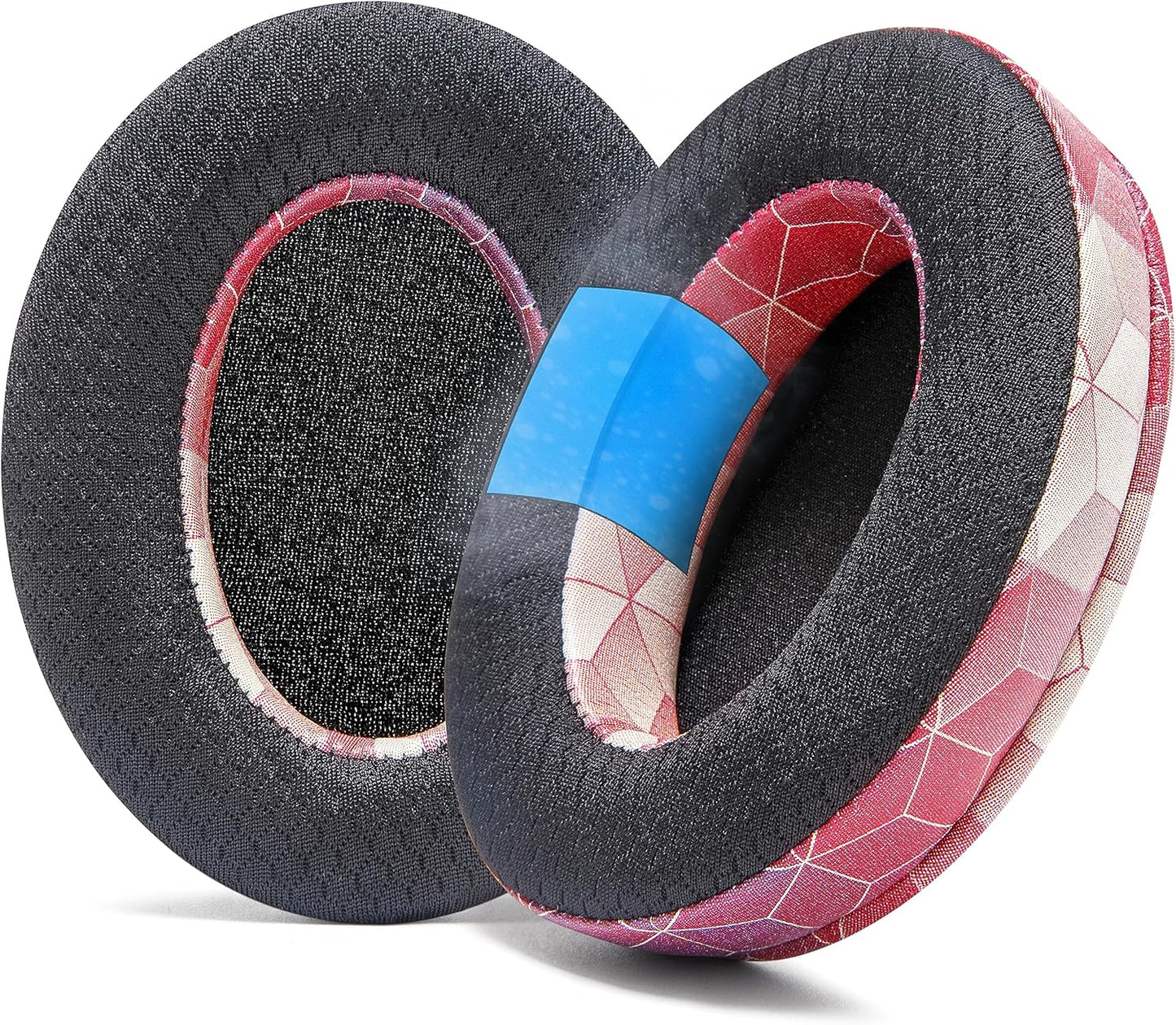 WC Freeze for Arctis Nova - Hybrid Fabric Cooling Gel Replacement Earpads for Arctis Nova Pro Wired, Nova 7, 5, 4, 3, 1 - Made by Wicked Cushions (Does Not Fit Nova Pro Wireless) | Black