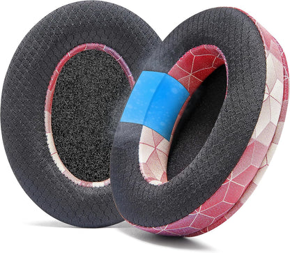 WC Freeze for Arctis Nova - Hybrid Fabric Cooling Gel Replacement Earpads for Arctis Nova Pro Wired, Nova 7, 5, 4, 3, 1 - Made by Wicked Cushions (Does Not Fit Nova Pro Wireless) | Black