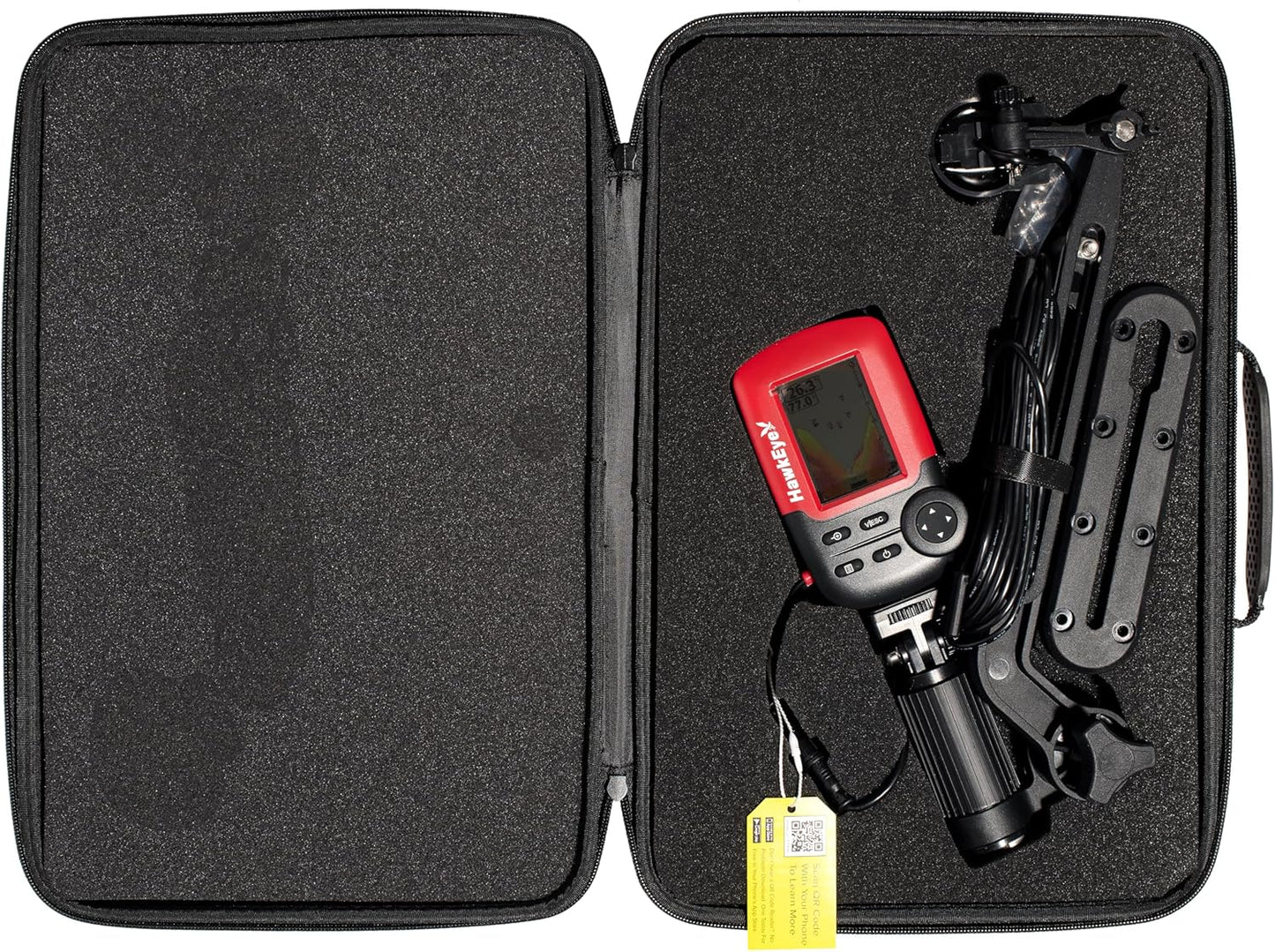 Hawkeye FISHTRAX 1C-K | PADDLESPORT Fish Finder, Red, (FT1PXC-k)