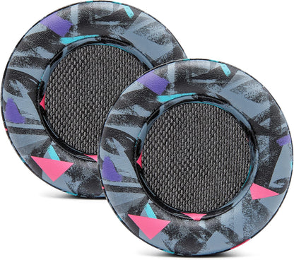 WC Upgraded Replacement Earpads for Corsair Virtuoso RGB Wireless Gaming Headset Made by Wicked Cushions | Improved Durability, Thickness, Softer Leather, and Sound Isolation | (90s Black)