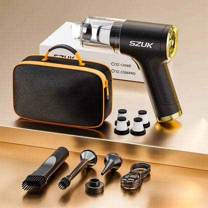 SZUK Mini Car Vacuum Cleaner Powerful 780000PA Cordless Portable Vacuum Cleaner for Home Appliance Handheld Blower Car Cleaner