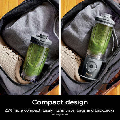 Portable Cordless Blender | 22 oz Twist-Off Cup, Auto-IQ Programs and Ice-Crushing Power
