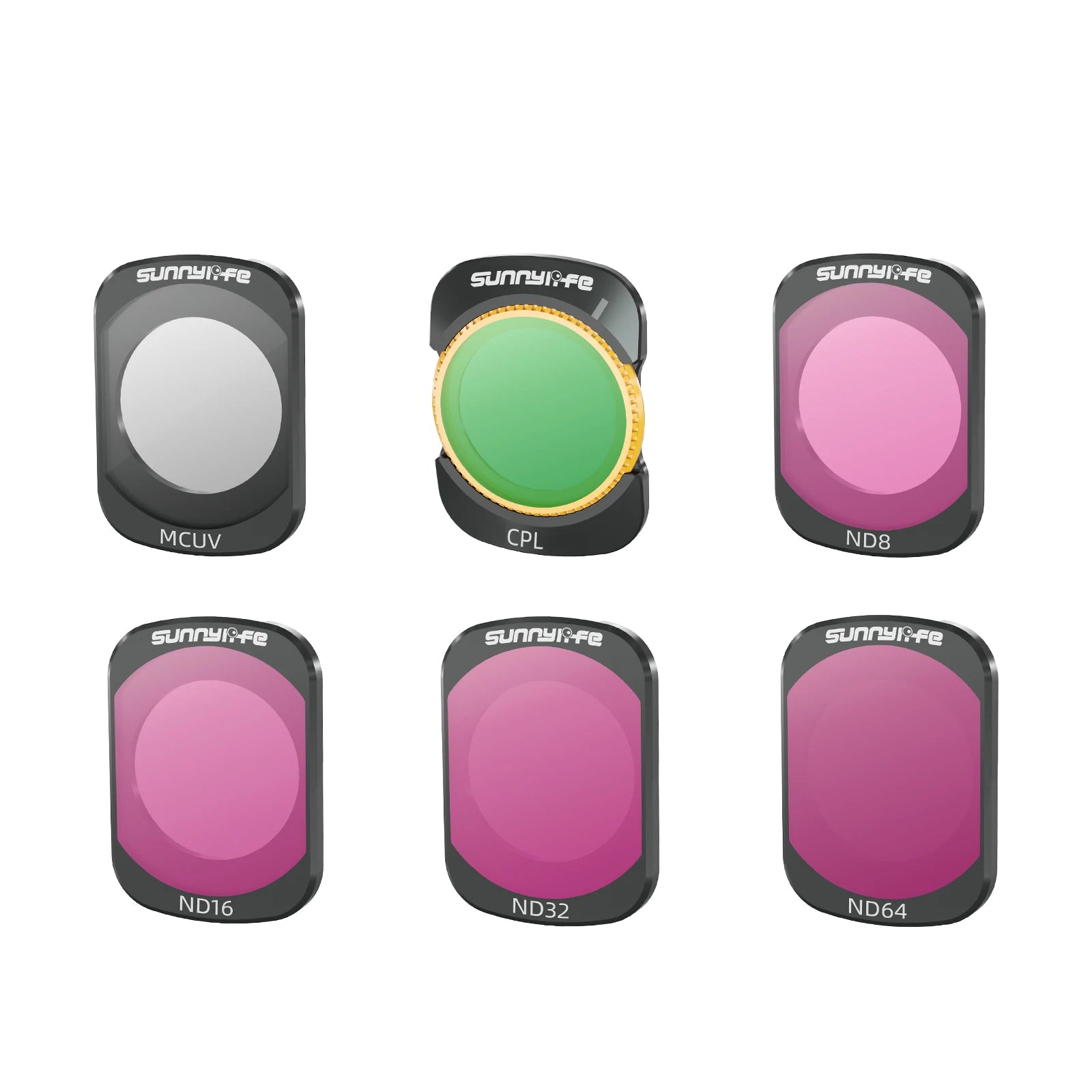 DJI Osmo Pocket 3 Lens Filter Kit – 6-Pack ND8–ND64 + CPL + MCUV – Magnetic Multi-Density Filters for Cinematic HDR Video & Photography - PuriLite