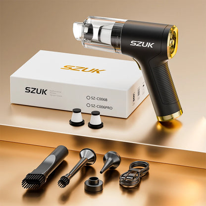 SZUK Mini Car Vacuum Cleaner Powerful 780000PA Cordless Portable Vacuum Cleaner for Home Appliance Handheld Blower Car Cleaner