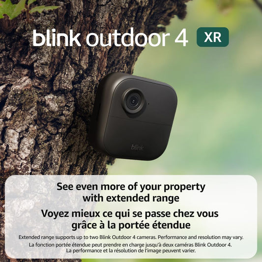 Blink Outdoor 4 XR Wireless Security Camera System | 6-Camera Kit | Two-Year Battery Life | 1000 ft Long-Range Coverage | HD Outdoor Surveillance with Sync Module XR