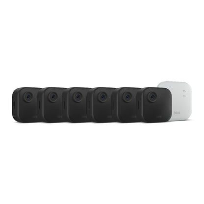 Blink Outdoor 4 XR Wireless Security Camera System | 6-Camera Kit | Two-Year Battery Life | 1000 ft Long-Range Coverage | HD Outdoor Surveillance with Sync Module XR