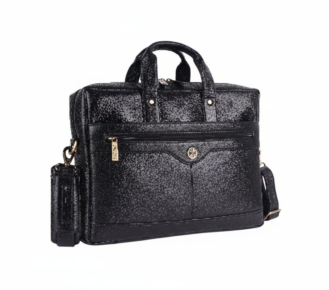 Hammonds LB137BLK Premium Cow Leather Laptop Bag for Men | Genuine Cow Leather Office Bag | 14/15.6/16-Inch Business Laptop Bag | Professional Work Bag | Corporate Gift Bag - PuriLite