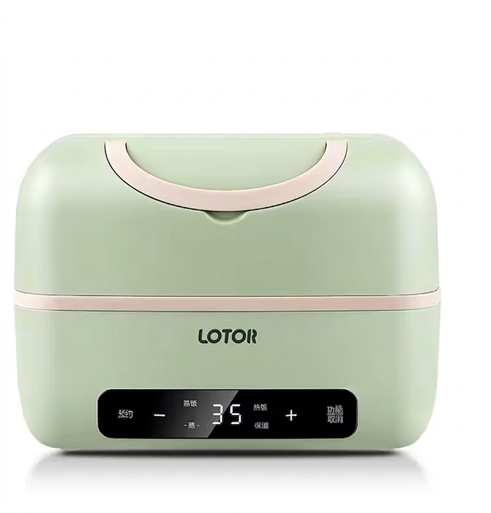 Purilite Select Portable Electric Lunch Box 1.2L – Double Layer Food Warmer with Handle for Office, Travel, and Home Use - PuriLite