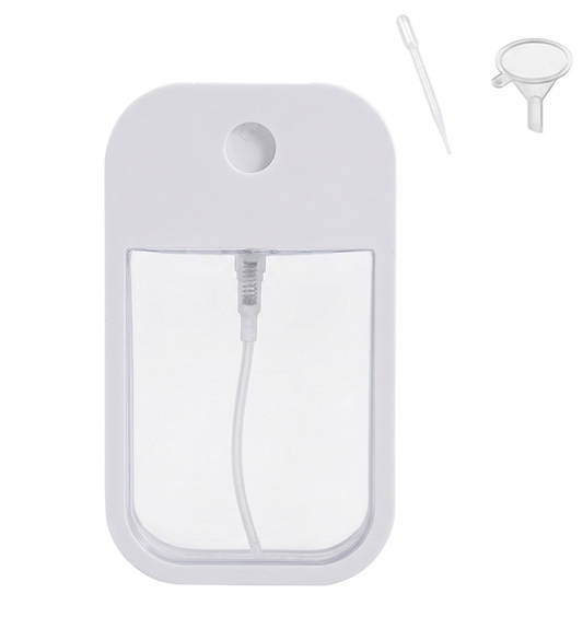 Purilite Select 45ml Refillable Spray Bottles Pack of 10 – Portable Fine Mist Plastic Card Bottles for Perfume, Hand Sanitizer, Travel and Personal Care - PuriLite