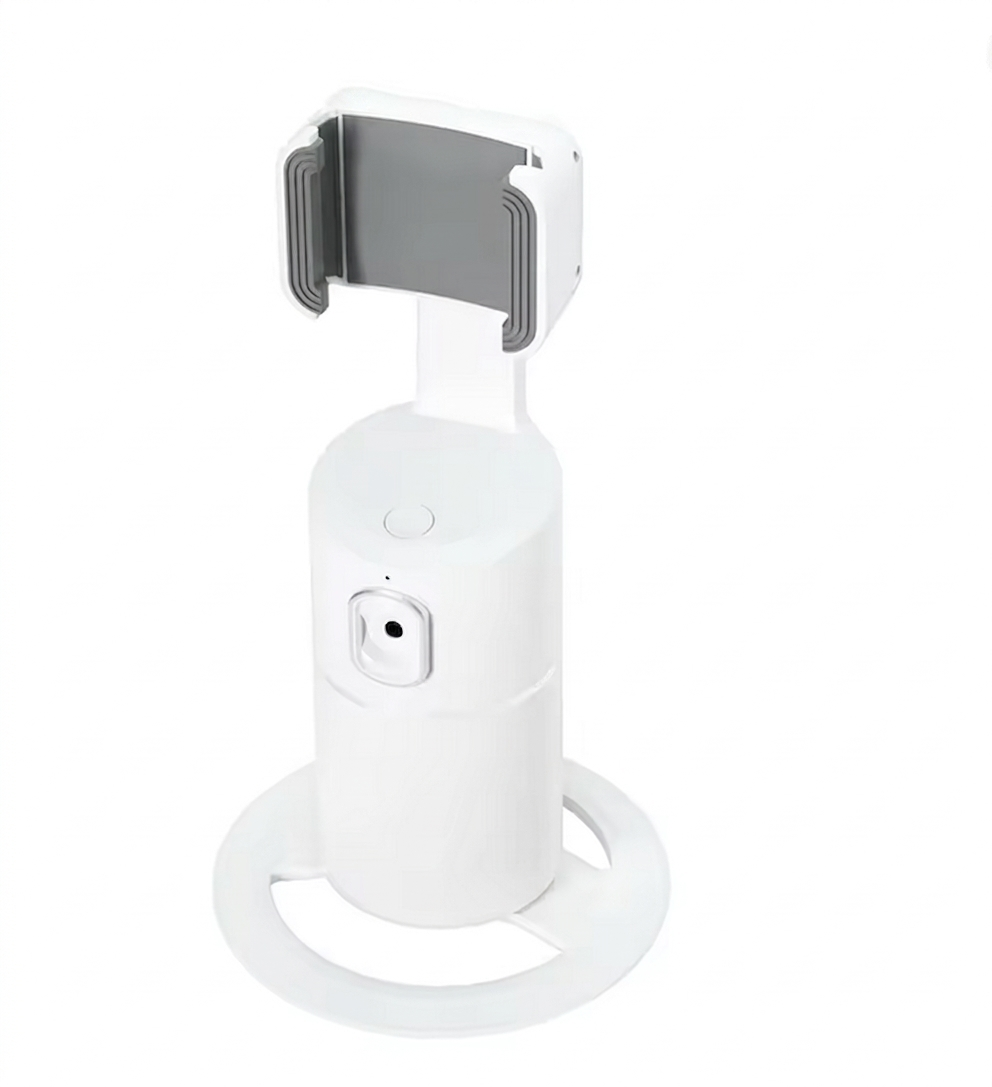 Purilite Select 360° Auto Face Tracking Phone Holder, Smart AI Follow Camera Mount with Hands-Free Rotation for Video Recording and Live Streaming - PuriLite