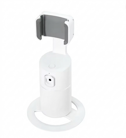Purilite Select 360° Auto Face Tracking Phone Holder, Smart AI Follow Camera Mount with Hands-Free Rotation for Video Recording and Live Streaming - PuriLite