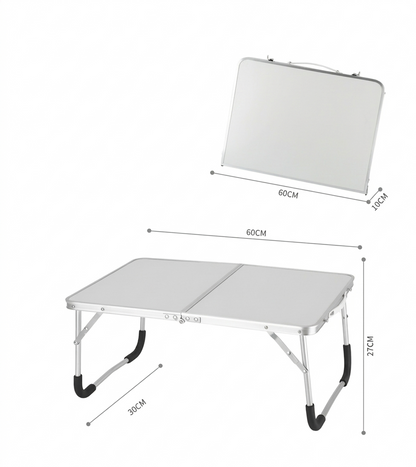 Purilite Select Folding Camping Table – Portable 2-Fold Picnic Table with Aluminum Legs, Lightweight Outdoor Table for BBQ, Beach, and Travel - PuriLite