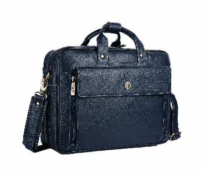 Hammonds LB150 Premium Cow Leather Laptop Bag for Men | Genuine Cow Leather Office Bag | 16-Inch Business Laptop Bag | Professional Work Bag | Corporate Gift Bag - PuriLite