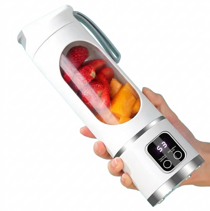 Purilite Select Portable Blender Juicer 450ml – USB Rechargeable Smoothie Maker with 10 Blades, 3 Speed Settings and Ice Crushing for Shakes and Fresh Juice - PuriLite