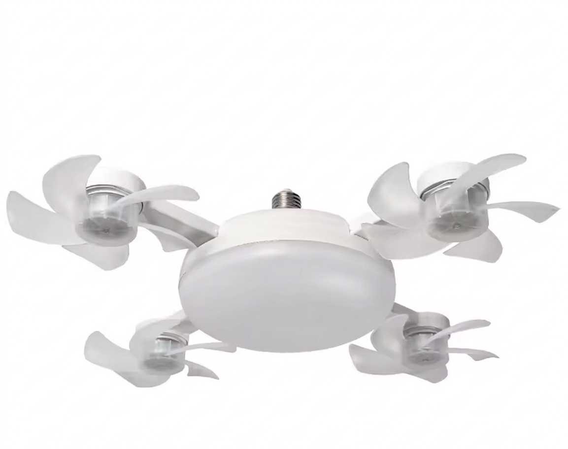 Purilite Select Ceiling Fan Light with E27 Base – High Power Airflow Quiet LED Fan Lamp for Kitchen, Bedroom, and Dining Spaces - PuriLite