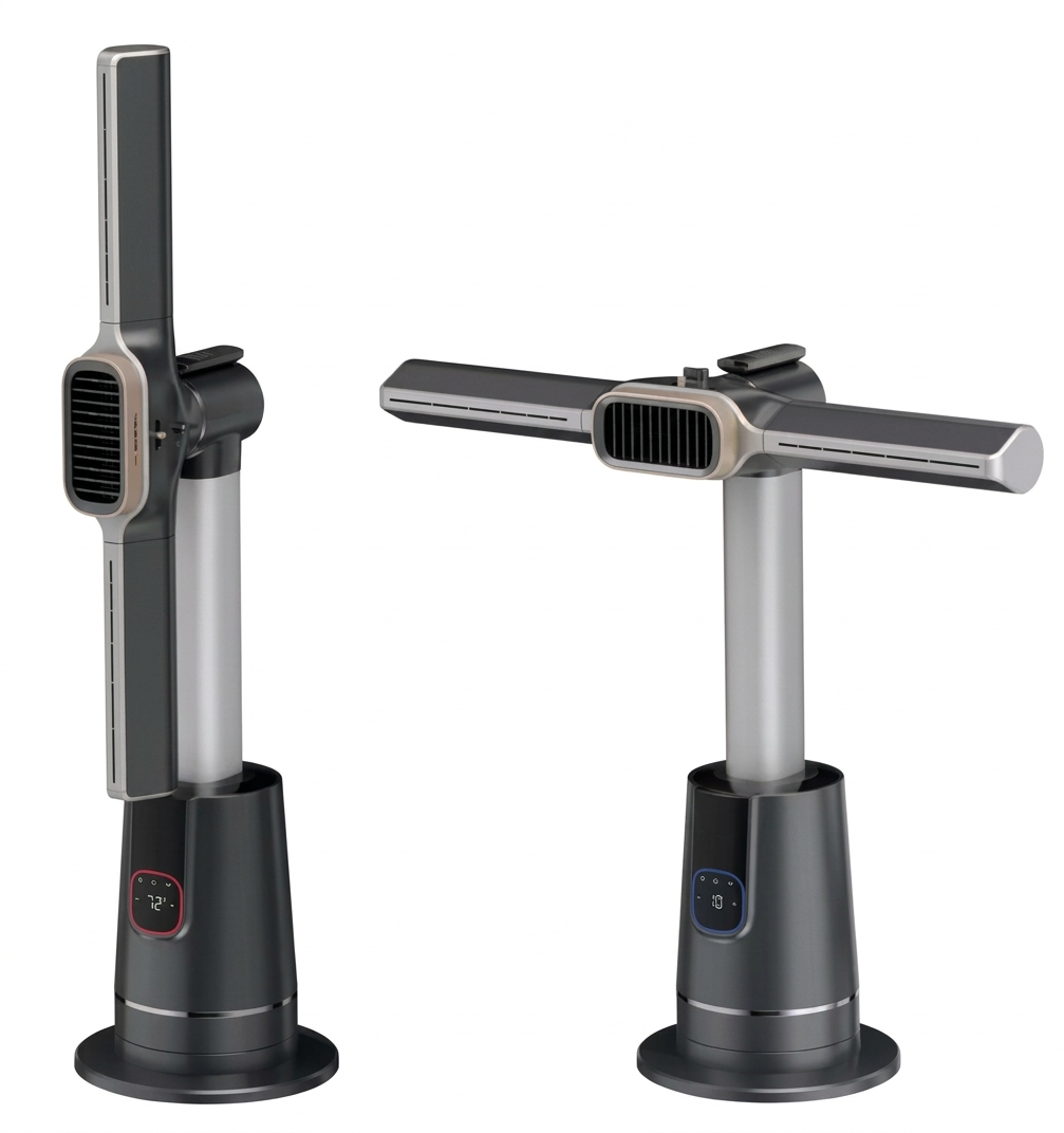 Purilite Select 2-in-1 Bladeless Tower Fan and Space Heater – Cool & Heat Indoor Air Comfort System for Year-Round Use - PuriLite