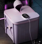 Purilite Select Foldable Steam Bath Tub with Automatic Heating and Constant Temperature – Full Body Portable Spa Bucket for Adults and Home Relaxation - PuriLite