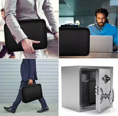 Purilite Select Fireproof Document Bag with Zipper – Water Resistant Portable File Organizer for Certificates, Laptop and Important Documents - PuriLite