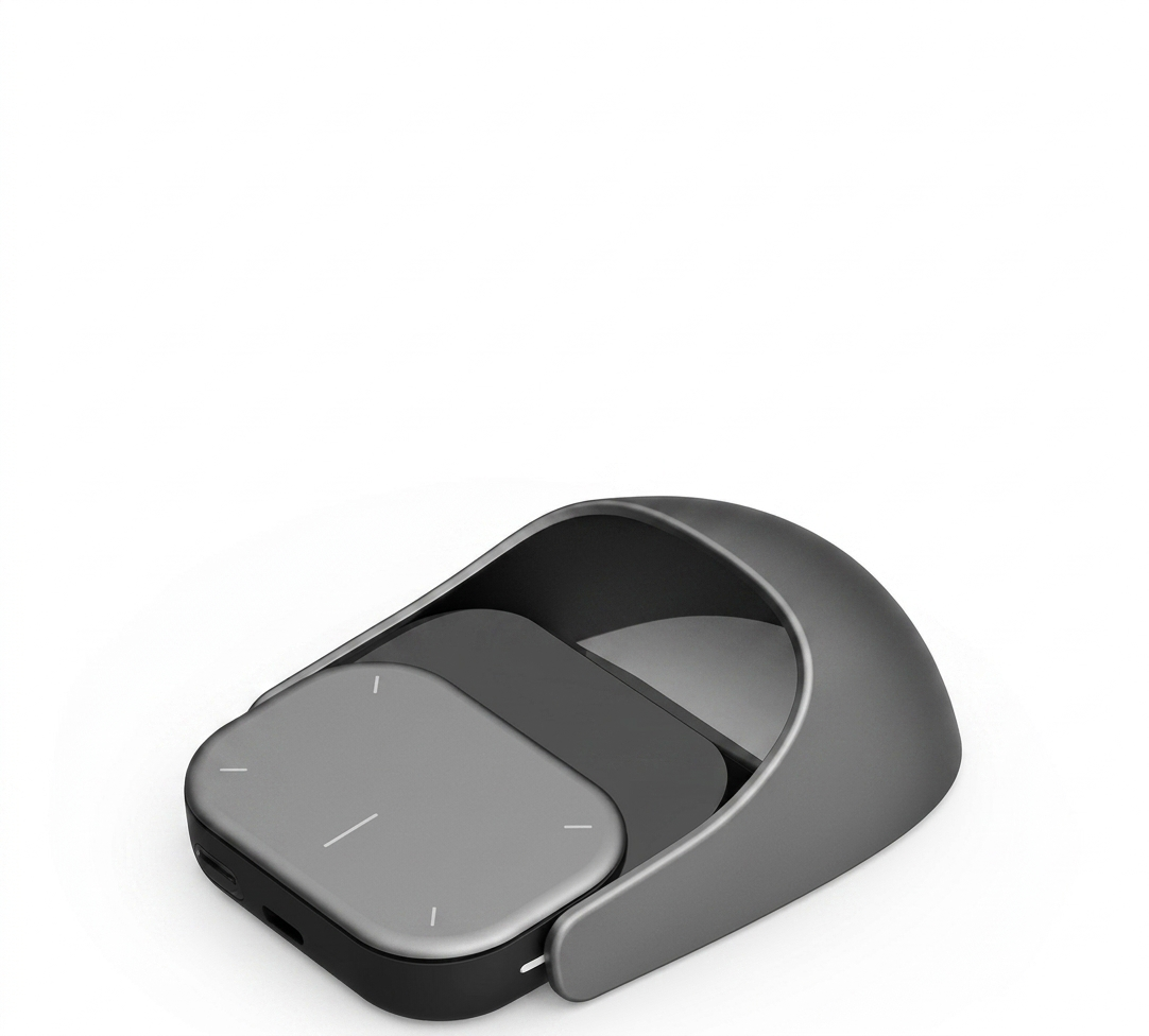 Purilite Select Detachable Wireless Air Mouse with Touchpad – Rechargeable Bluetooth Pocket Mouse for Gaming, Productivity, Presentations, and Travel - PuriLite