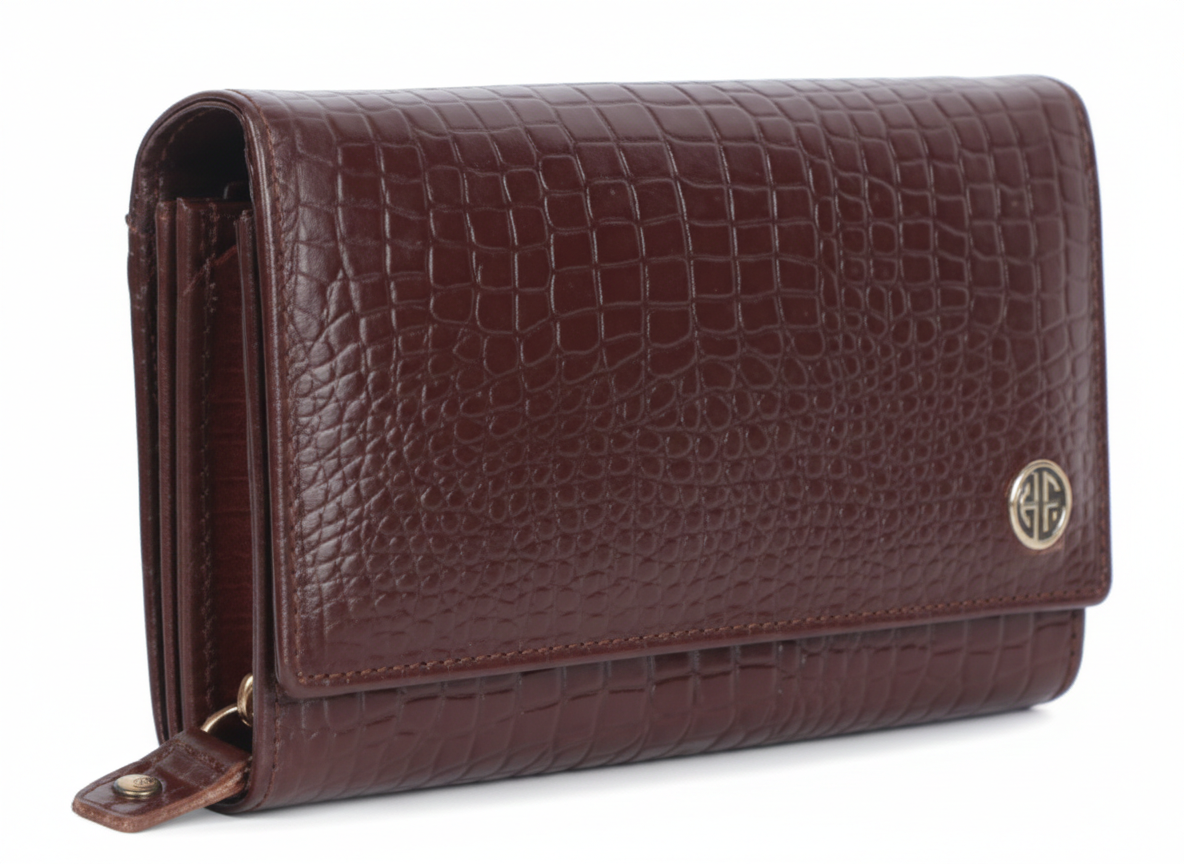 Hammonds LW5001 Premium Cow Leather Women’s Wallet | Genuine Cow Leather RFID Protected Wallet | Chic & Functional Hand Wallet | Stylish Women’s Leather Wallet - PuriLite