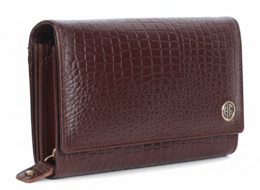 Hammonds LW5001 Premium Cow Leather Women’s Wallet | Genuine Cow Leather RFID Protected Wallet | Chic & Functional Hand Wallet | Stylish Women’s Leather Wallet - PuriLite