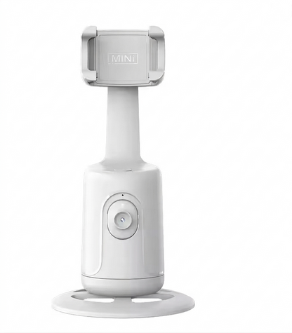 Purilite Select 360° Auto Face Tracking Phone Holder, Smart AI Follow Camera Mount with Hands-Free Rotation for Video Recording and Live Streaming - PuriLite