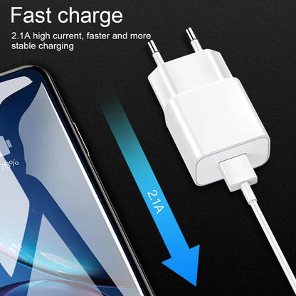 Purilite Select Fast Charger EU Plug with USB Cable