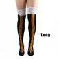 Purilite Select Funny Cartoon Chicken Leg Thigh High Socks | Stretchy Novelty Cosplay Socks for Women EU 38-43