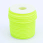 Purilite Select Hollow Rubber Cord Roll for Jewelry Making, Flexible PVC Tubular Craft Cord, DIY Bracelet and Necklace Thread, 2mm 3mm 4mm